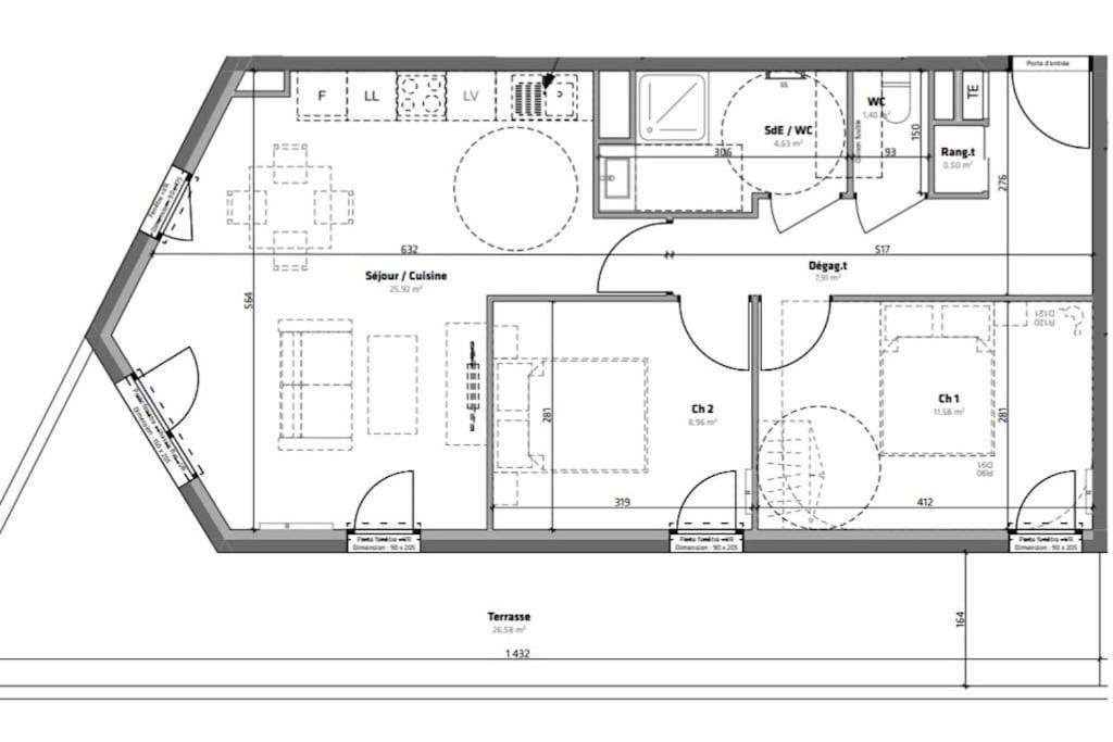 Blue Note -4 Etoiles-Terrasse Vue-2 Parking Appartement Balaruc-les-Bains Buitenkant foto
