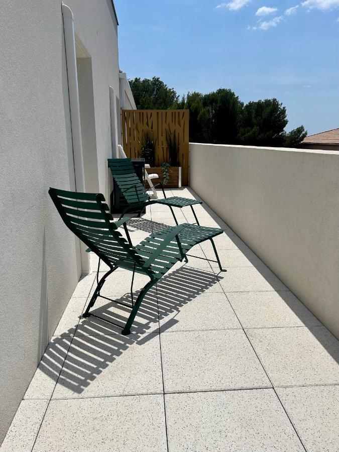Blue Note -4 Etoiles-Terrasse Vue-2 Parking Appartement Balaruc-les-Bains Buitenkant foto